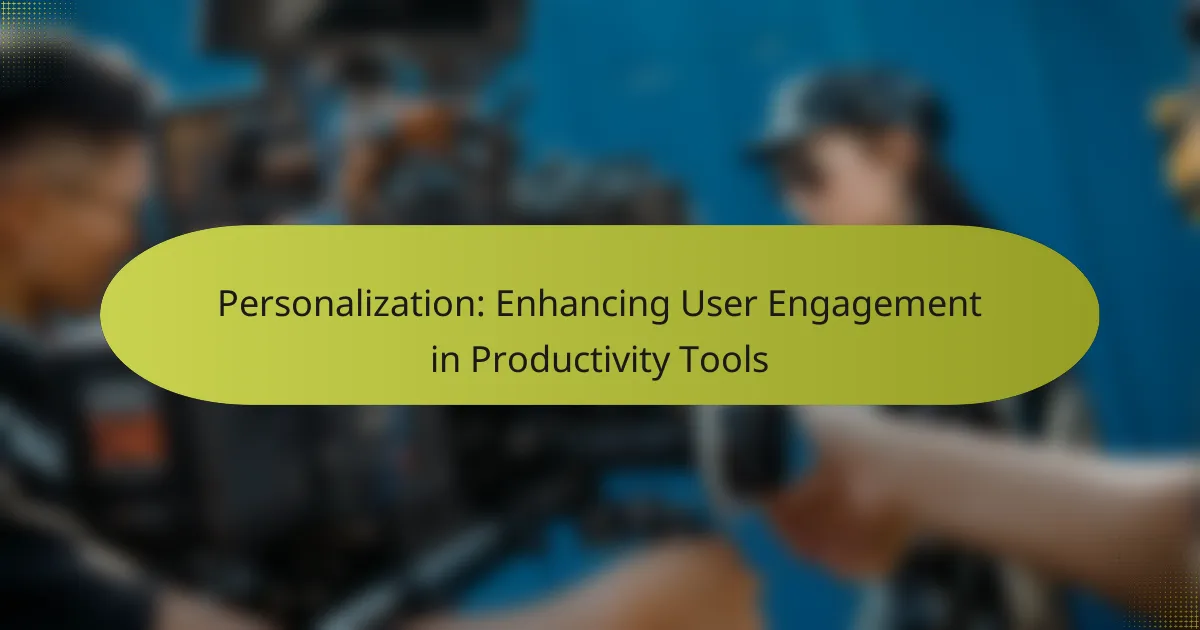 Personalization: Enhancing User Engagement in Productivity Tools