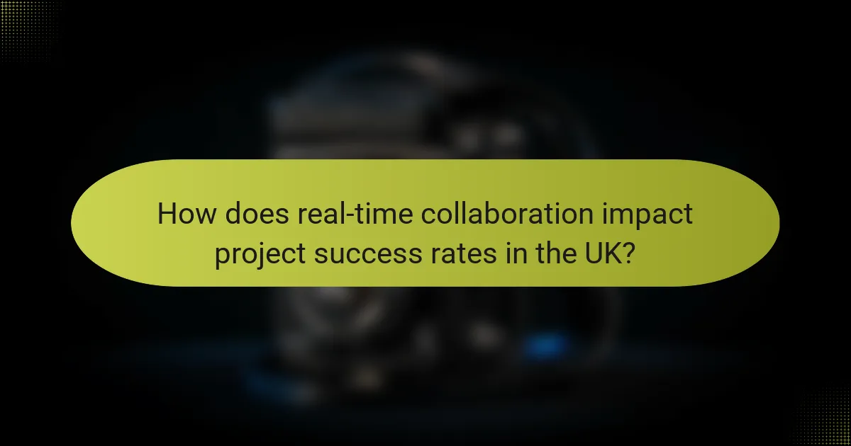 How does real-time collaboration impact project success rates in the UK?